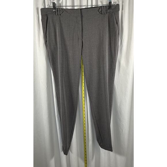 ESPRIT Side Tabs Cuff Trousers Gray 14 Academia Professional Career 89-01 - Picture 6 of 12